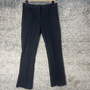 Diane Von Furstenberg Pants Womens 6 Black Straight Leg Stretch Dress Office